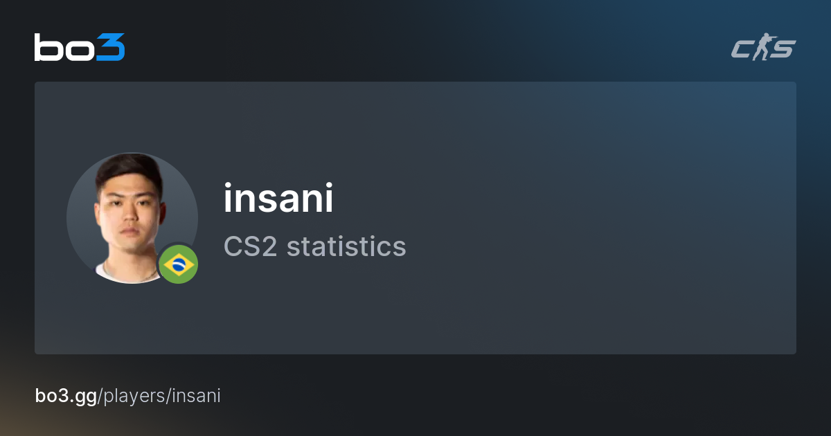 insani, jogador do MIBR, durante o IEM Cologne Major 2026