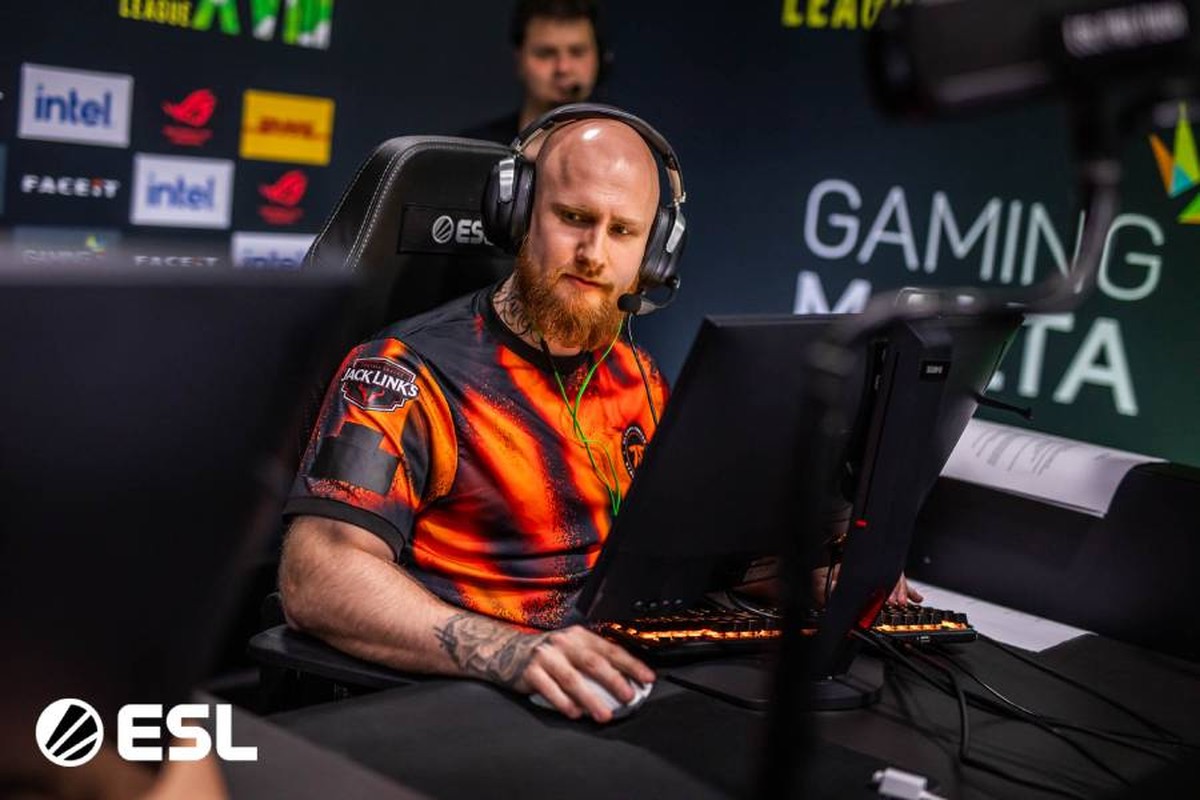 KRIMZ, jogador sueco de CS2, em foto de divulgação da Fnatic