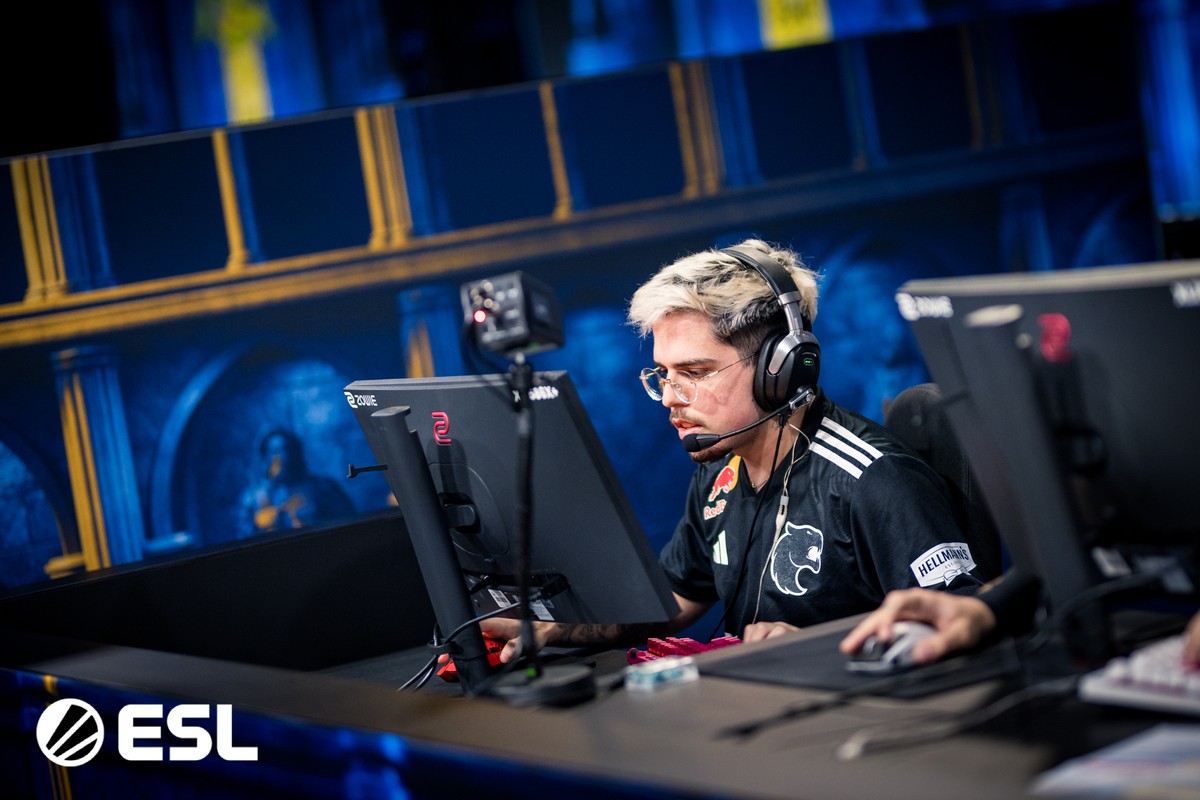 KSCERATO, jogador da FURIA, durante o IEM Cologne Major 2026 em Colônia, Alemanha