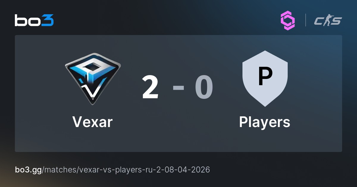 Vexar vs Players - Live - CS2 Match at CCT Europe 2026